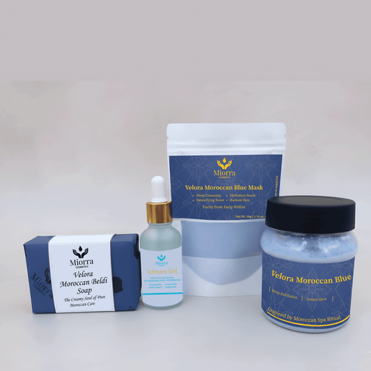 Velora Moroccan Essentials Ritual Kit Complete Skincare Set